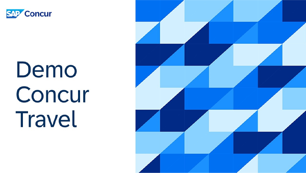 Concur Travel demo image