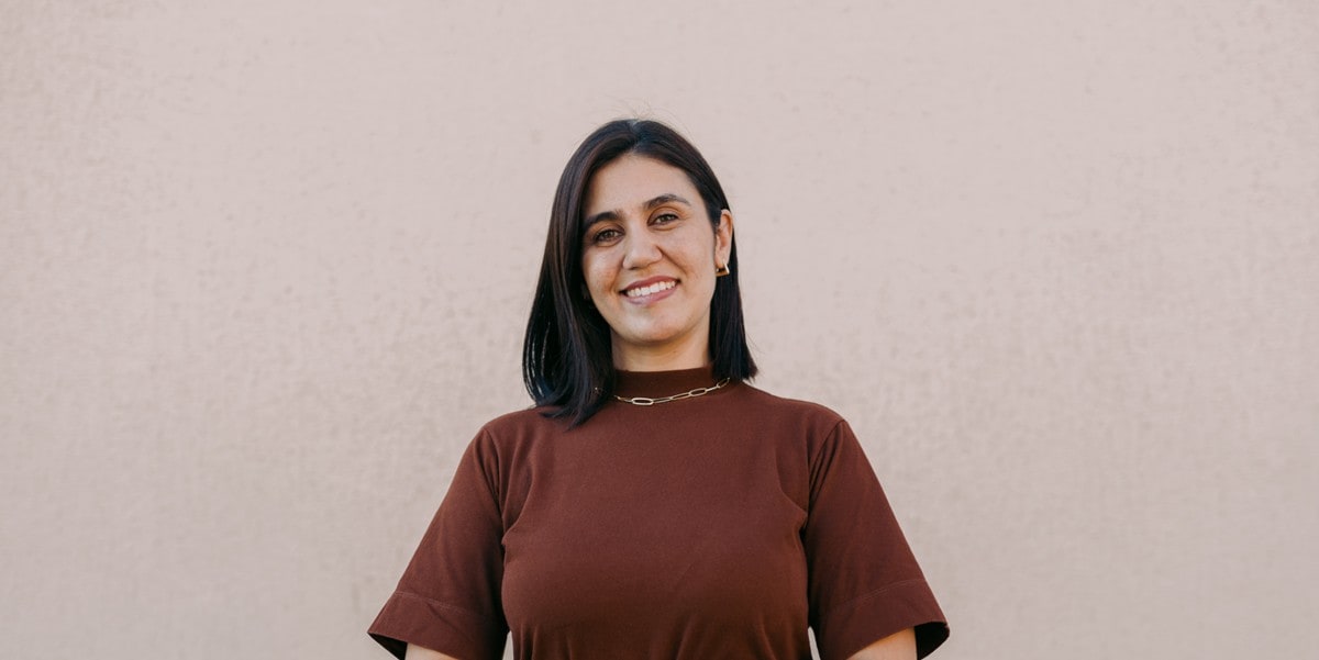 young woman smiling