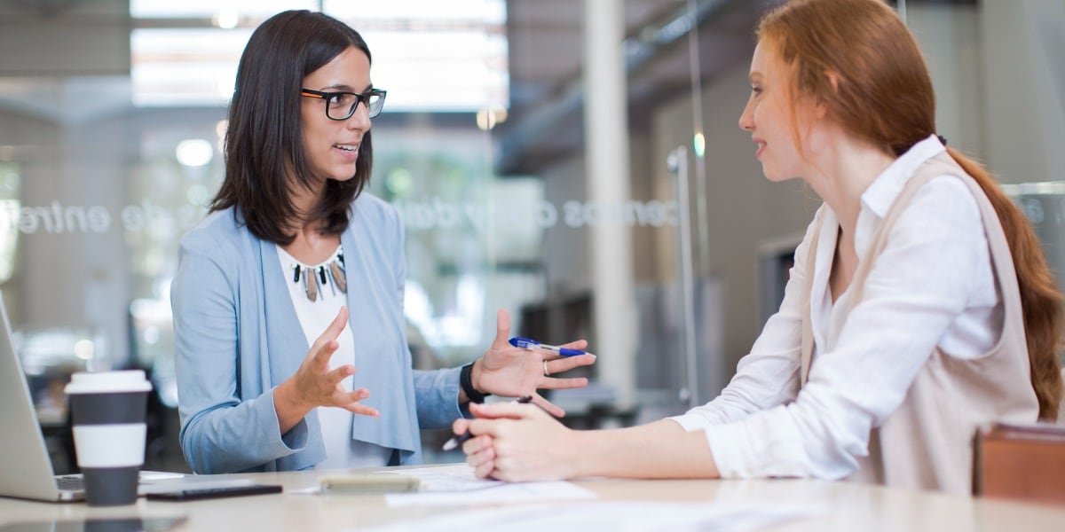 women talking