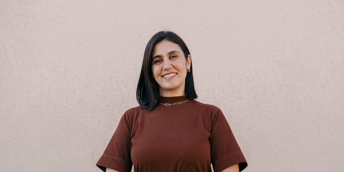 young woman smiling