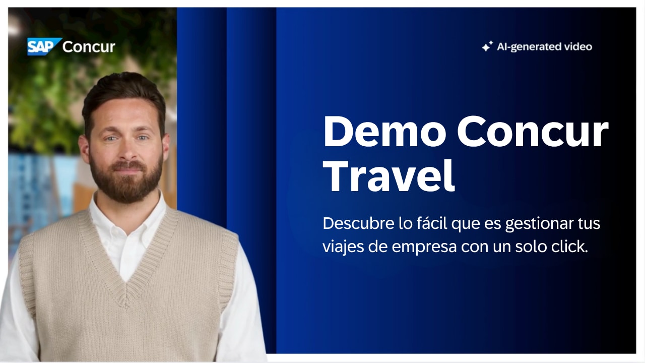 Demo Concur Travel | Gestión de viajes con IA