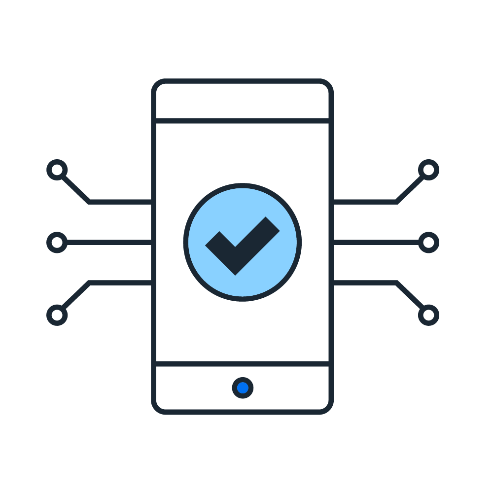 graphic of phone
