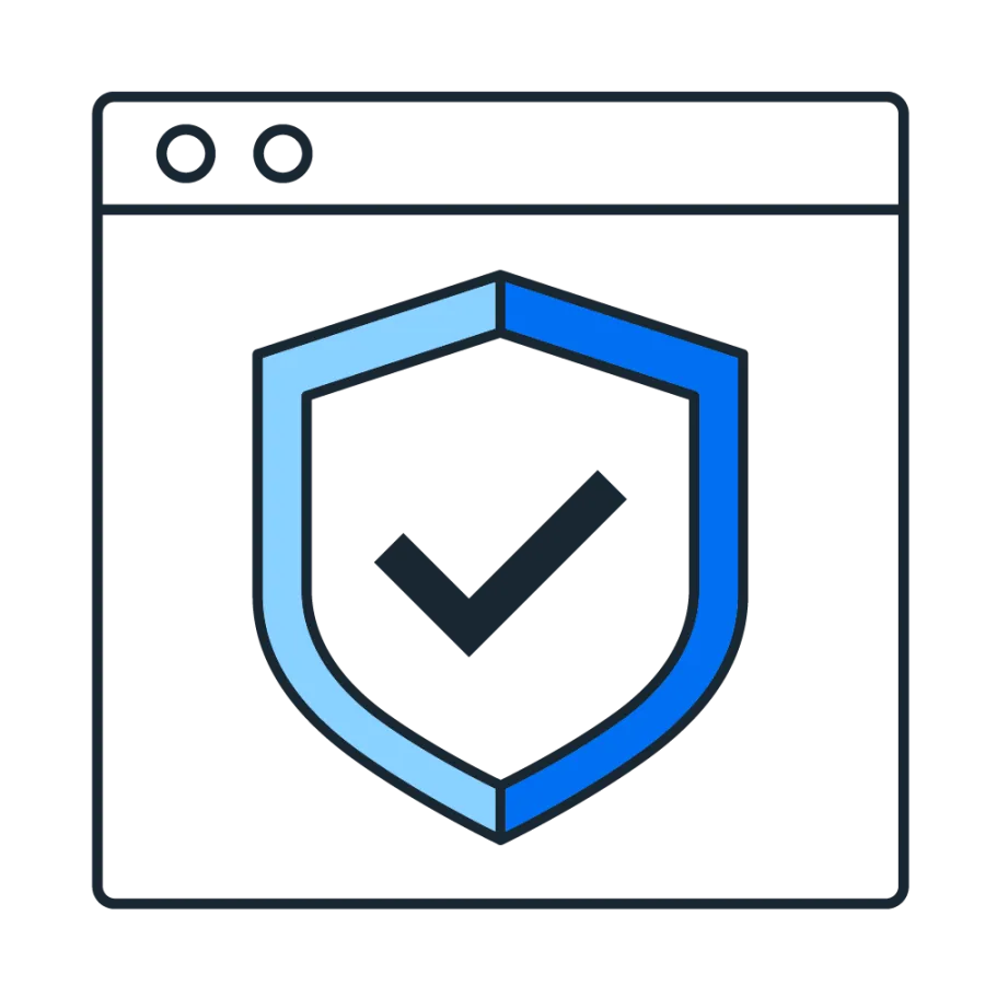 graphic of checkmark assurance